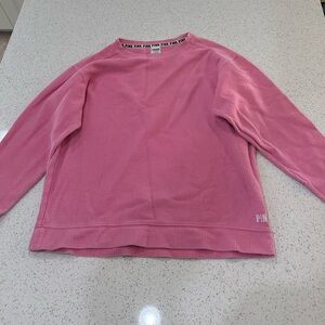 PINK Victoria's Secret Ribbed Crew Neck Sweater - Pink